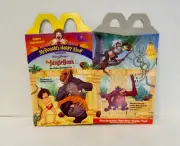 1997 McDonalds JUNGLE BOOK Happy Meal Box MOWGLI DANCING