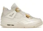 Size 4.5M/6W - Jordan 4 Retro Metallic Gold (Women's) AQ9129-170