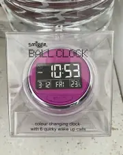 Smiggles Ball Clock ~ Colour Changing Clock - 6 Quirky Wake Up Calls