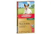 Advantix(TM) Fleas, Ticks & Biting Insects for Puppies & Small Dogs Up To 4kg - 6 Pack