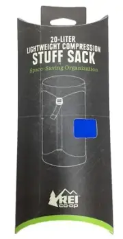 REI CO-OP Backpacking Lightweight Compression Stuff Sack 20L Lapis Blue ~New