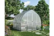 Maze Walk in Polycarbonate Greenhouse Bella 8ft x 8ft