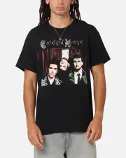 [CROWDED HOUSE] Crowded House Low Men Tour T-shirt Black - Size XL XL Black