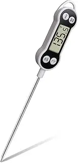 Digital Meat Food Thermometer for Candy Candle Kitchen BBQ, Probe Instant Read Thermometer for Cooking Pork Milk Deep Fry Roast Baking Temperature