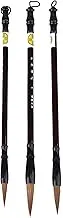 BQLZR Excellent Chinese Caligraphy Drawing Brush Large Small Medium Size Pack of 3