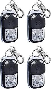 zolyet Cloning Key Fob Universal Cloning Remote Control Key Fob for Car Garage Door Gate 4pcs Black