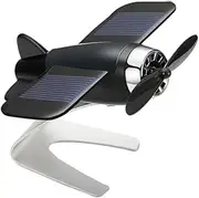 PLAFOPE Aluminum Alloy Dashboard Decoration Solar Energy Car Airplane Ornament Non-slip Lemon Scented