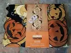 36" x 13" Table Runner Jack O Lanterns Bats Halloween Pumpkins Orange Black NEW