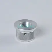 1pc Vintage Silver 38x30x25mm Aluminum Control Reticulate Knob Guitar Amplifer