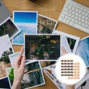 8 Sheets Album Corner Picture Corners for Scrap Book Photo Protector