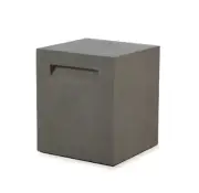 EcoSmart Fire 17'' Tank Concrete Stool Natural