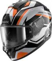 Shark Ridill 2 Apex Helmet, black-orange-silver, Size XL for Men Black Orange Silver