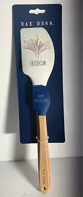 *New Sealed Rae Dunn Patriotic Freedom Spatula Set Large And Mini Set Of 2
