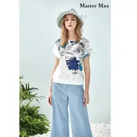 在飛比找momo購物網優惠-【Master Max】連袖寬領上衣(8117073)