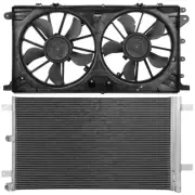 Electric AC Condenser Cooling Fan Kit For 2018-19 Ford F-150 Ford Expedition (for: Ford)