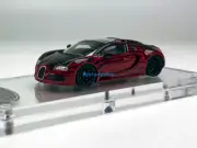 CR Mortal 1:64 Red Black Veyron SS Racing Sports Model Diecast Metal Car
