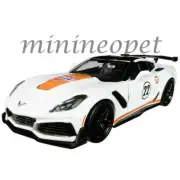 MOTORMAX 79657 2019 CHEVROLET CORVETTE ZR1 # 22 1/24 DIECAST CAR GULF OIL WHITE