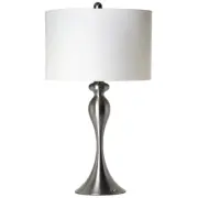 Metal LED Rechargeable Lamp - Battery Operated Desk Light with Built in Battery