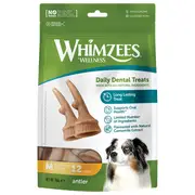 Whimzees Antler Value Bag Dog Treat M 12pk