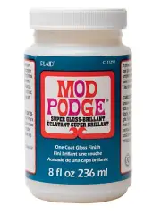 Mod Podge Super Gloss 8oz Decoupage Finish Coat Glue Plaid