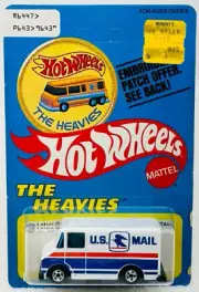 Hot Wheels Blackwall LETTER GETTER The Heavies #9643 PATCH CARD in BLISTER !!