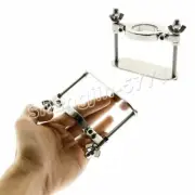 CBT STAINLESS STEEL LOCKABLE BALL CRUSHER TESTICLE VICE Bandage WEIGHT STRETCHER