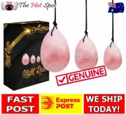 GENUINE Rose Quartz Yoni Eggs Kegel Balls Kegal Love Ben Wa Pelvic Floor Egg Sex