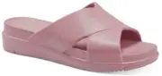 Sun + Stone Islla Womens CrissCross Slide Sandal Pink EVA US Size 7 M