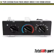 A/C Heater Climate Control Panel for Dodge Ram 1500 Van Ram 2500 Van 1998-2003