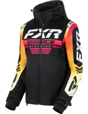 FXR RRX 24 Womens Snow Jacket Black/Sunrise