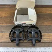 Odyssey Turbo Trap Pedals 1/2 in NOS New Old School BMX 1990s Black OG 1PC OPC