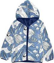 [Caihoyu] Girls Sherpa Lined Girls Fleece Zip Up Jacket Boys Outerwear