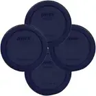 Pyrex 7202-PC 1113805 1 Cup Dark Blue Lid (4-Pack) Blue,Dark