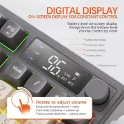 T96 Wireless Gaming Keyboard and Mouse Combo, Dual Bluetooth 2.4G RGB Backlit