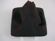 PORSCHE PDK Shift Boot Conversion (991/981/718) Alcantara - RED Stitching NEW