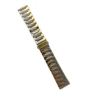 Catzon 20/22mm Classic Metal Watch Straps for Huawei GT/Samsung Watch 4-SilverGold