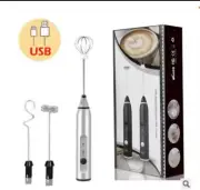 Wireless Milk Frothers Electric Handheld Blender With Usb Rechargeable Premium