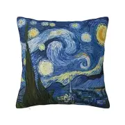 Van Gogh Starry Sky Night Art Throw Pillow Covers 18 X 18 Inch Pillow Case 15
