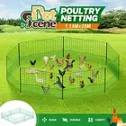 Chicken Fence Poultry Coop Runs Pen Farm Mesh Cage Net Habitat Safe House Turkey