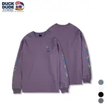 達酷鴨 DUCK DUDE GENTEL DUCK L/S TEE 玩板中 薄長T 黑 白 灰紫 灰藍