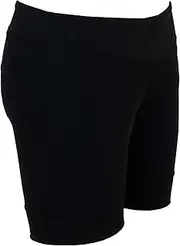 [CANARI] Women's Fitness Spandex Cycling Short with Comfort Padding, Black,