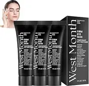 West Month Firm Eye Cream, Under Eye Brightener, Eye Bag Cream,Temporary Eye Tightener Eye Cream, Instant Eye Firm, Anti Aging Eye Cream for Dark Circles & Puffiness, Moisturizing Skin (3 pcs)
