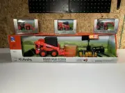 NewRay Kubota Skid Steer Loader & Attachments Model 1:18, Model Tractor & Skid