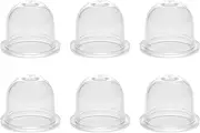 6 pcs 4226 121 2700 Carburetor Primer Bulbs for Stihl Primer Bulb FS38 FS40C FS45 FS55 FS56RC FS70 FS80R FS90R FS91 FS100 FS111 FS130 White