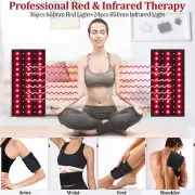 Near Infrared Red Light Therapy Waist Wrap Pad Belt For Neck Back Pain Relief