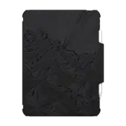 iPad Pro 11-inch (M4) Impact Folio Case AIM HIGH 1 IPAD, BLACK & WHITE MOUNTAINS MINIMALIST LINES NATURE MOUNTAIN ILLUSTRATION