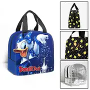 c756 Funny Donald Duck Children Lunch Bags Kids School Insulated Lunch Bag Portable Cooler Tote Food tbd756