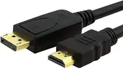 Astrotek DP to HDMI Adapter DisplayPort Converter Cable, Black, 1 Meter