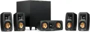 5.1 Home Music Sound Klipsch Black Reference Theater Pack Surround Sound System