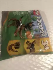 Lego Creator 3 In 1 German Shepherd (30578) 76 Pieces Scorpion Cobra Snake Dog